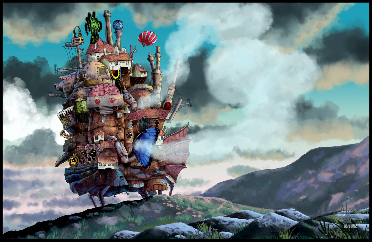 Han's Crumbling Castle Landscape Poster
