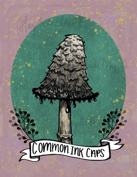 Common Inky Cap Print