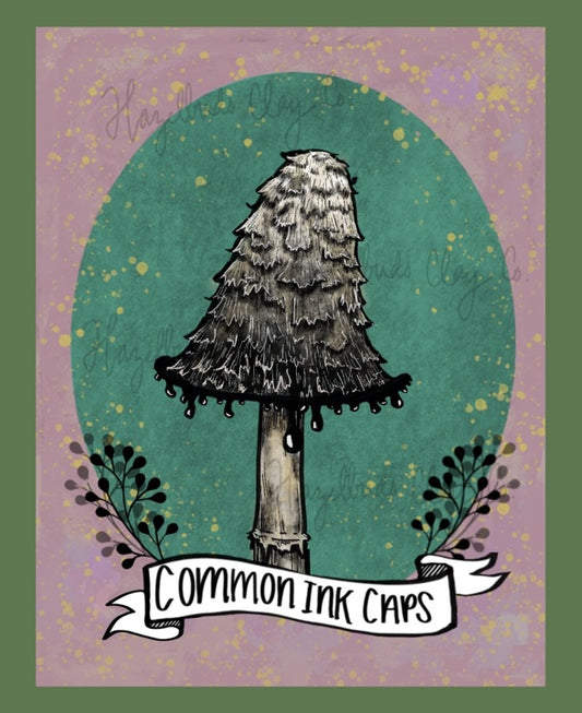 Common Inky Cap Print