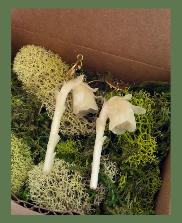 Ghost Pipe Earrings