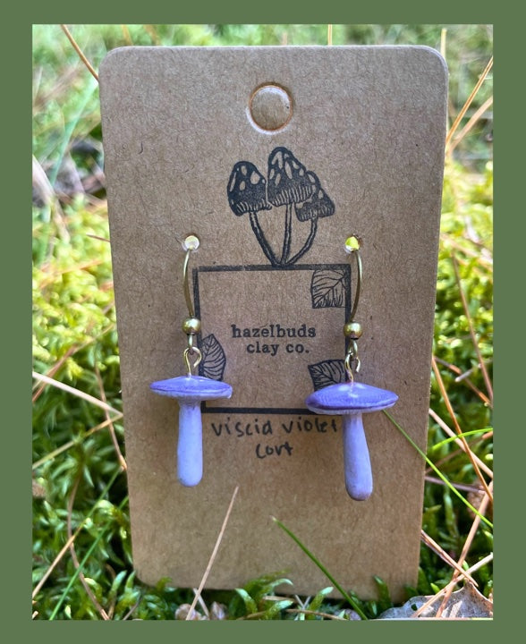 Viscid Violet Cort Earrings
