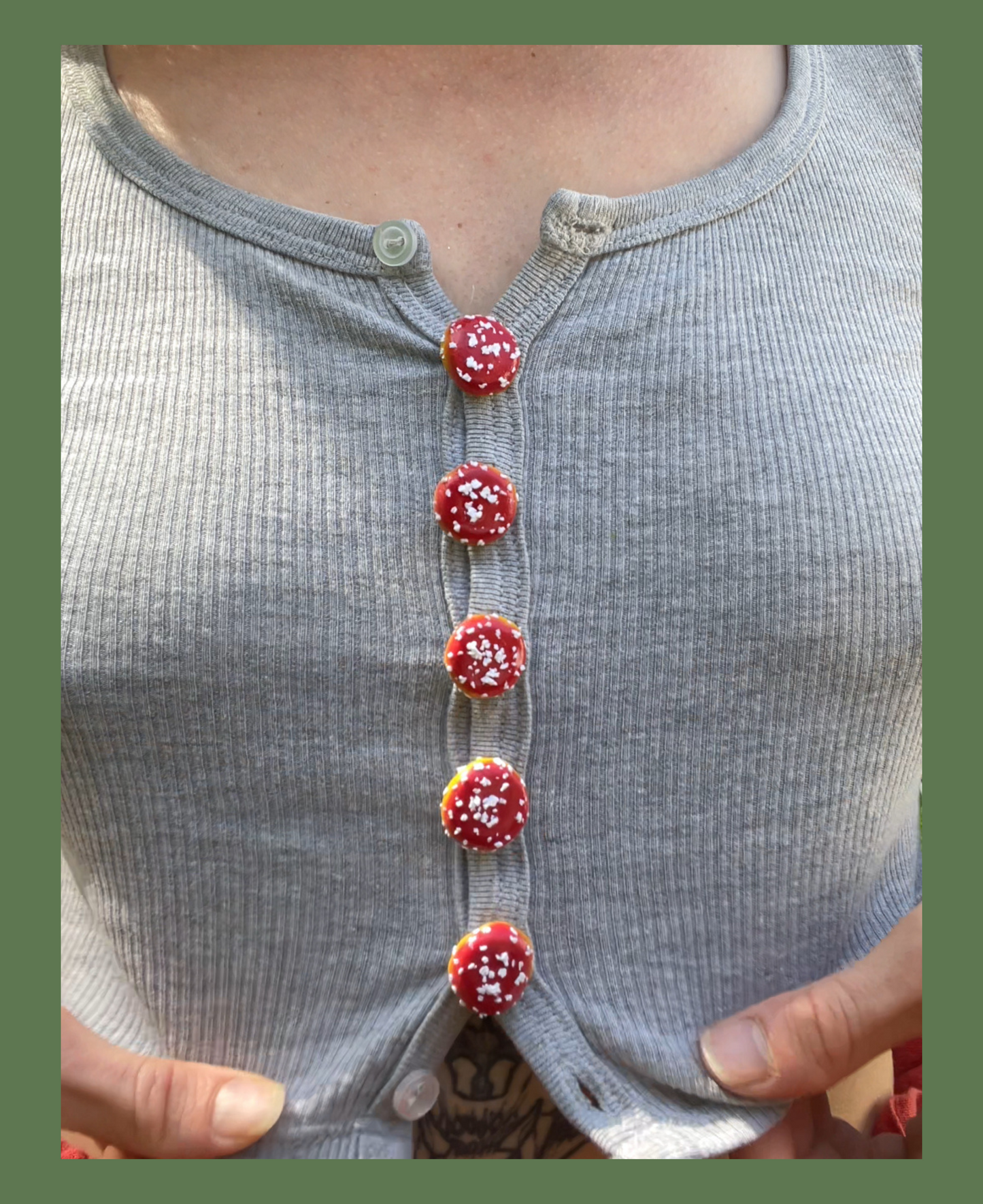 Amanita Muscaria Button Covers