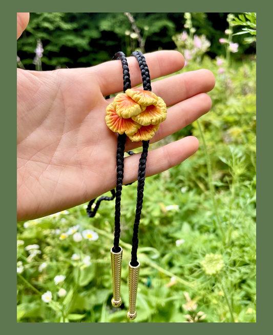 Chicken of the Woods Bolo Tie