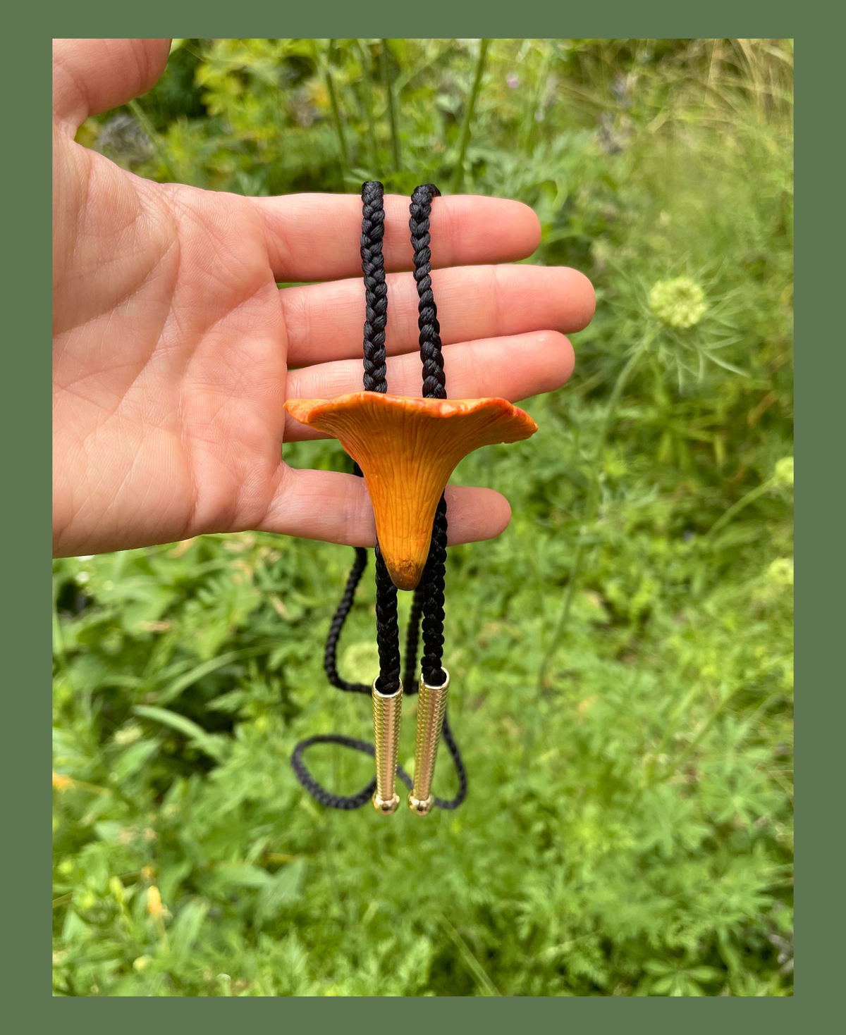 Chanterelle Bolo Tie