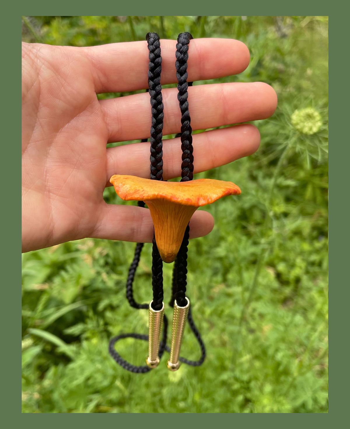 Chanterelle Bolo Tie