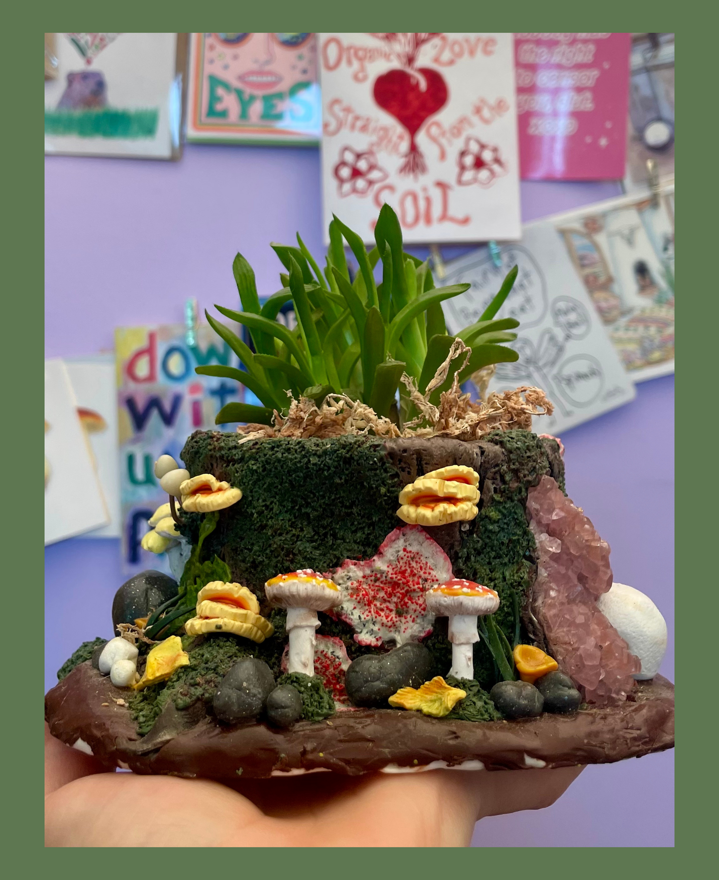 Mossy Mushroom Vessel III