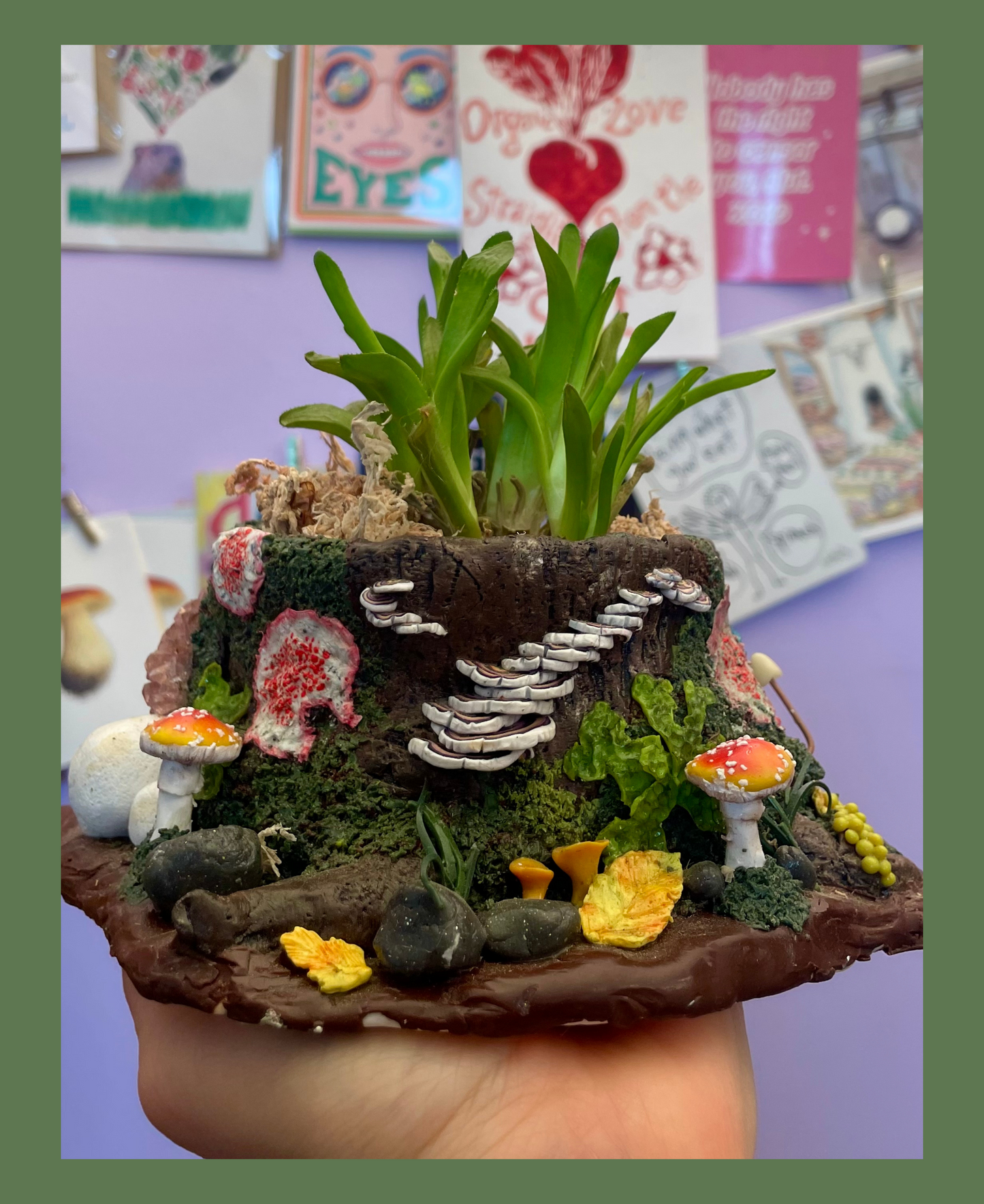 Mossy Mushroom Vessel III