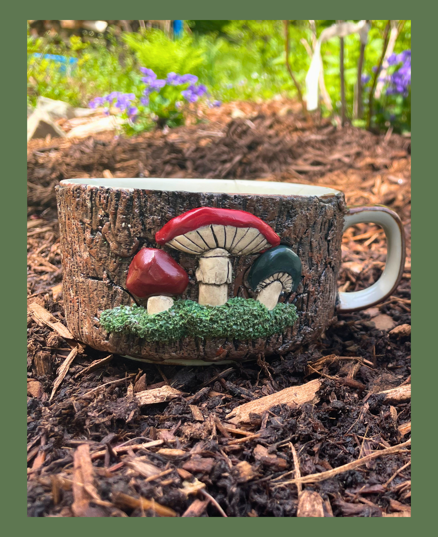 Vintage Style Mushroom Vessel